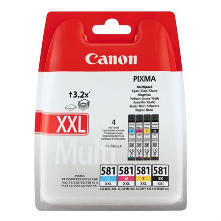 Canon CLI-581XXL Multipack C/M/Y/BK