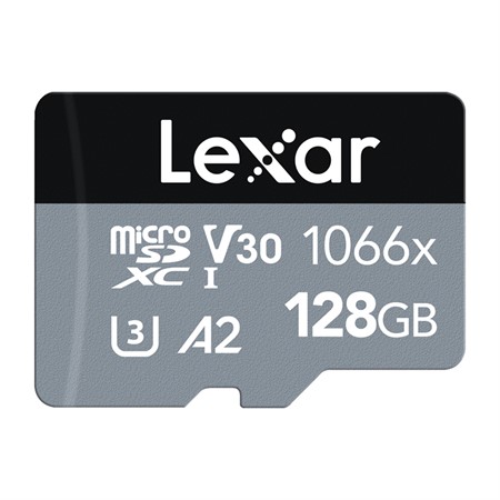 Lexar microSDXC Silver 128GB UHS-I V30 160MB/s