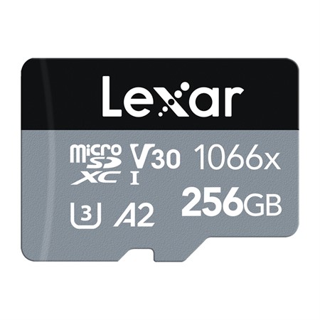 Lexar microSDXC Silver 256GB UHS-I V30 160MB/s