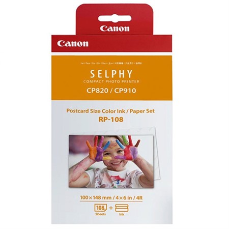 Canon RP-108 papper/färgband 2x54-pack för Selphy