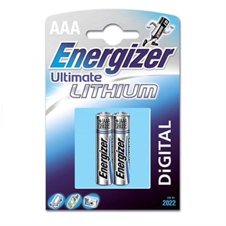 Energizer batteri AAA lithium 2-pack