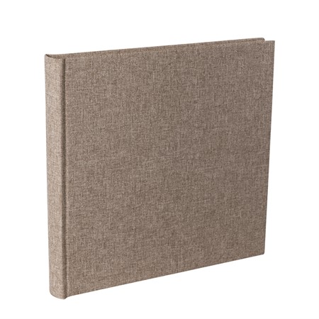 Focus Base Line Canvas Klistra_in vita blad fotoalbum 26x25 brun