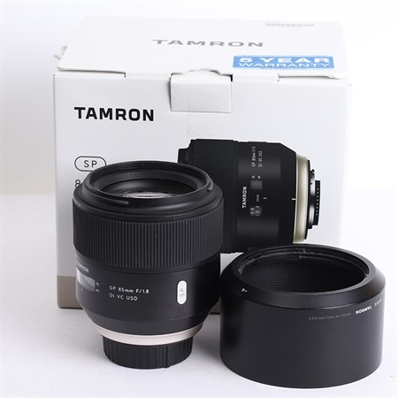 Tamron 85/1,8 Di SP VC USD till Nikon (Begagnad)