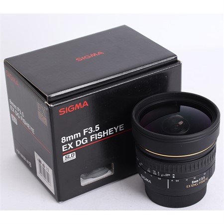 Sigma 8/3,5 EX DG Fisheye till Nikon (Begagnad)