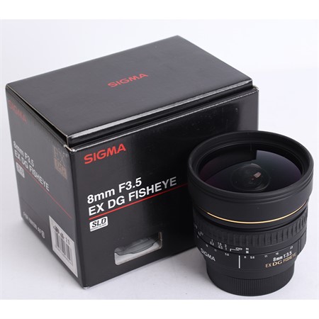 Sigma 8/3,5 EX DG Fisheye till Nikon (Begagnad)