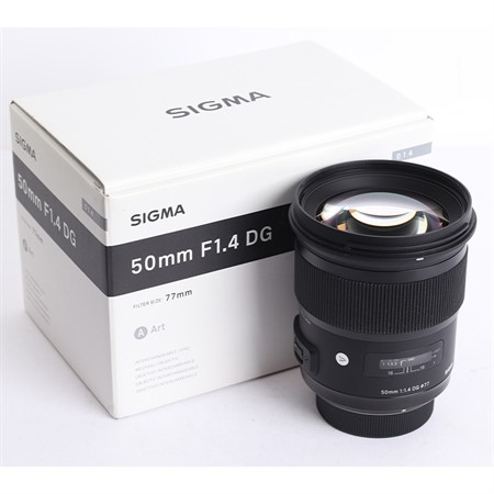 Sigma 50/1,4 DG Art till Nikon (Begagnad)