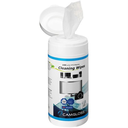 Camgloss cleaning wipes