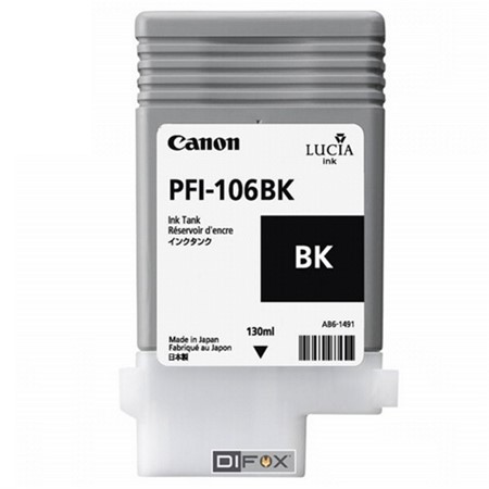 Canon PFI-106BK Svart 130ml (iPF6400)