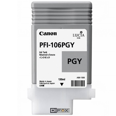 Canon PFI-106 PGY Photo Grå 130ml (iPF6400)