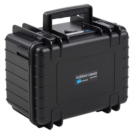 B&W Drone Case 2000/B Svart för DJI Mini 2