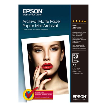 Epson A4 Archival Matt 50-pack