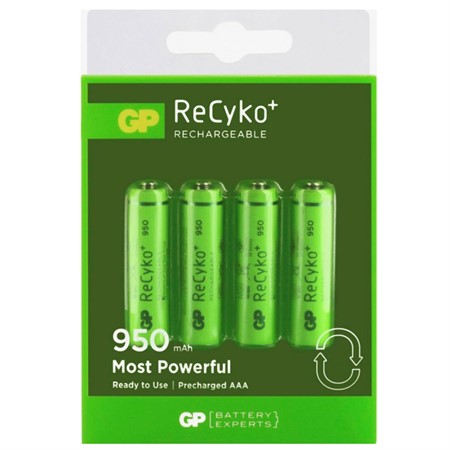 GP ReCyko NiMH AAA 950 mAH 4-pack