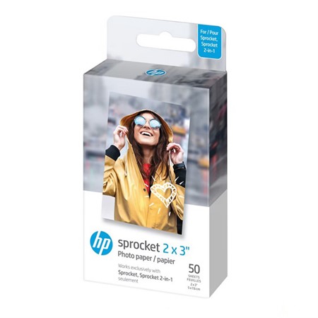 HP Sprocket fotopapper 2x3" - 50 pack
