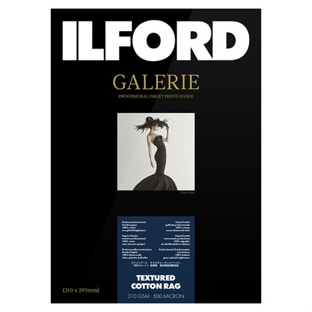 Ilford A4 Galerie Textured Cotton Rag 310g 25-pack