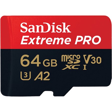 Sandisk microSDXC Extreme Pro 64GB 200MB/s