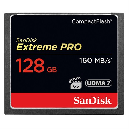 SanDisk Compact Flash Extreme Pro 128GB 160MB/s