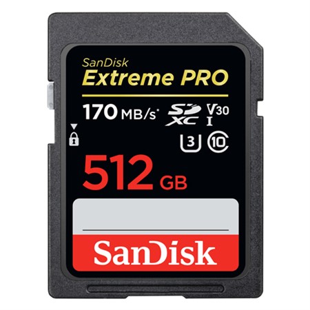 SanDisk SDXC Extreme Pro 512GB V30 170Mb/s