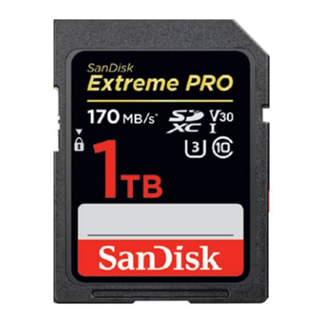 Sandisk SDXC Extreme Pro 1TB V30 170 Mb/s