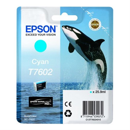 Epson T7602 Cyan 26 ml (P600)