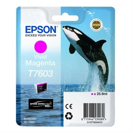 Epson T7603 Vivid Magenta 26 ml (P600)