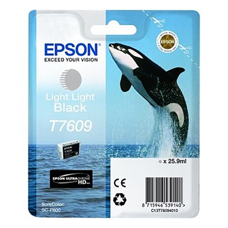 Epson T7609 Ljus Ljus Svart 26 ml (P600)