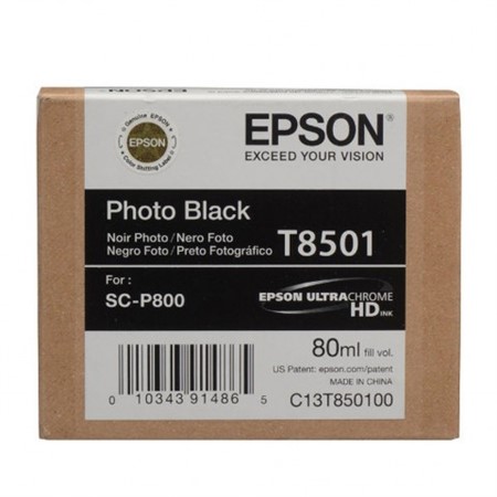 Epson T8501 Foto Svart 80 ml (P800)