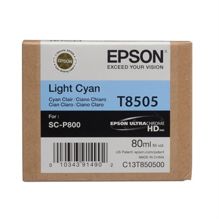 Epson T8505 Ljus Cyan 80 ml (P800)