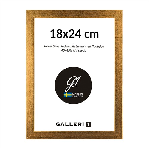 Galleri1 2A guld träram 18 x 24 cm