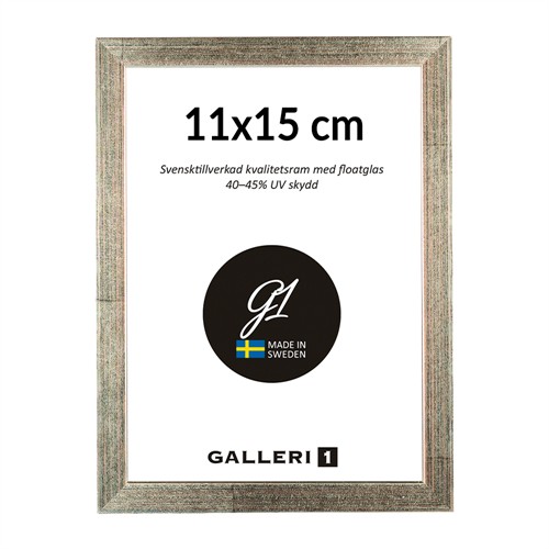 Galleri1 2B silver träram 11 x 15 cm