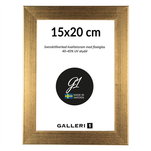 Galleri1 6G guld ram 15 x 20 cm
