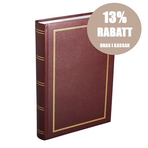 Estancia Diamant fotoalbum 300 bilder 11x15 Vinröd