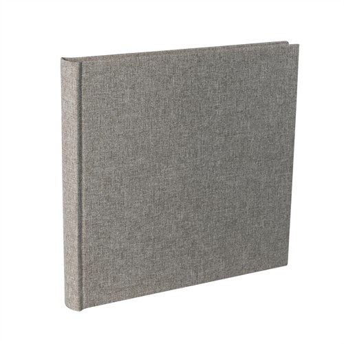 Focus Base Line Canvas Klistra-in vita blad fotoalbum 26x25 Grå
