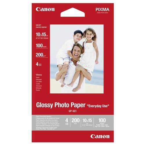 Canon 10x15 cm Everyday Use Glossy GP-501 100-pack