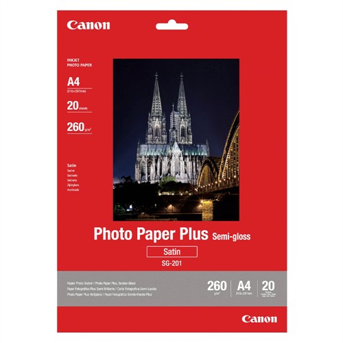 Canon A4 Plus Semi Glossy SG-201 20-pack