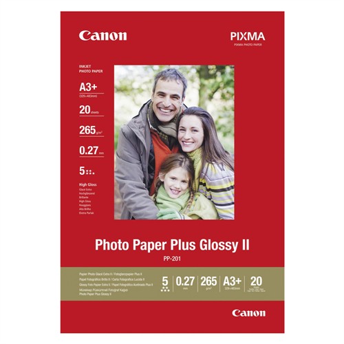 Canon A3+ Plus Glossy II PP-201 20-pack