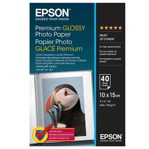 Epson 10x15 cm Premium Glossy 40-pack