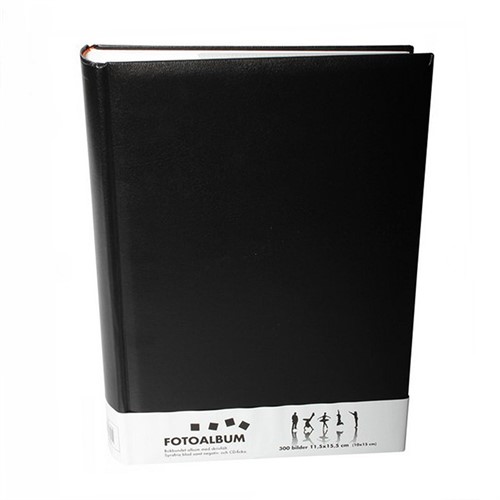 Estancia Fotoalbum Bokbundet Svart 300 11x15 cm