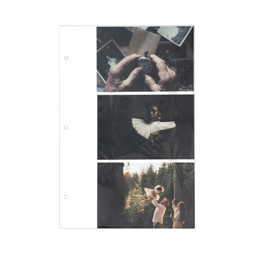 Coffee Table Plastfickor 10x15 Vit För 27x35cm