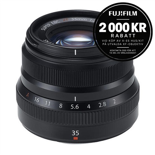 Fujifilm Fujinon XF 35/2,0 R WR Svart