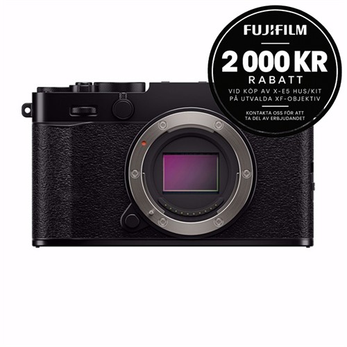 Fujifilm X-E5 kamerahus Svart
