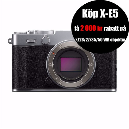 Fujifilm X-E5 kamerahus Silver