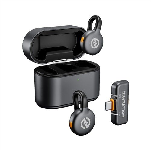 Hollyland Lark M2S Duo Wireless Lavalier Microphone with USB-C Plug