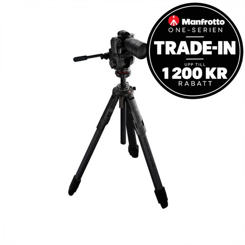 Manfrotto Stativkit One + 500X kolfiber