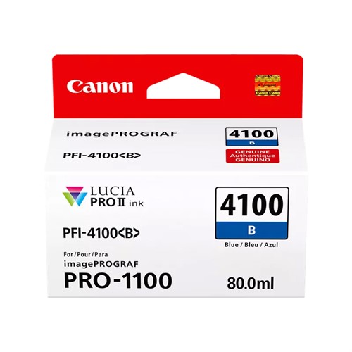 Canon PFI-4100B Blå 80ml (iPF1100)