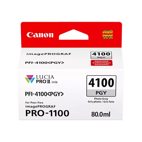 Canon PFI-4100PGY Photo Grå 80ml (iPF1100)
